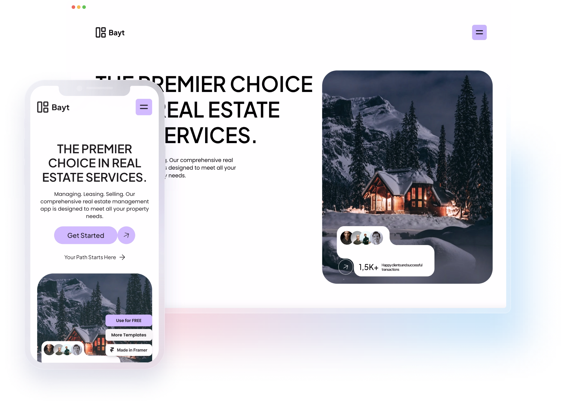 Responsive Website- und Online-Shop-Mockups von KönigTech auf Desktop und Smartphone